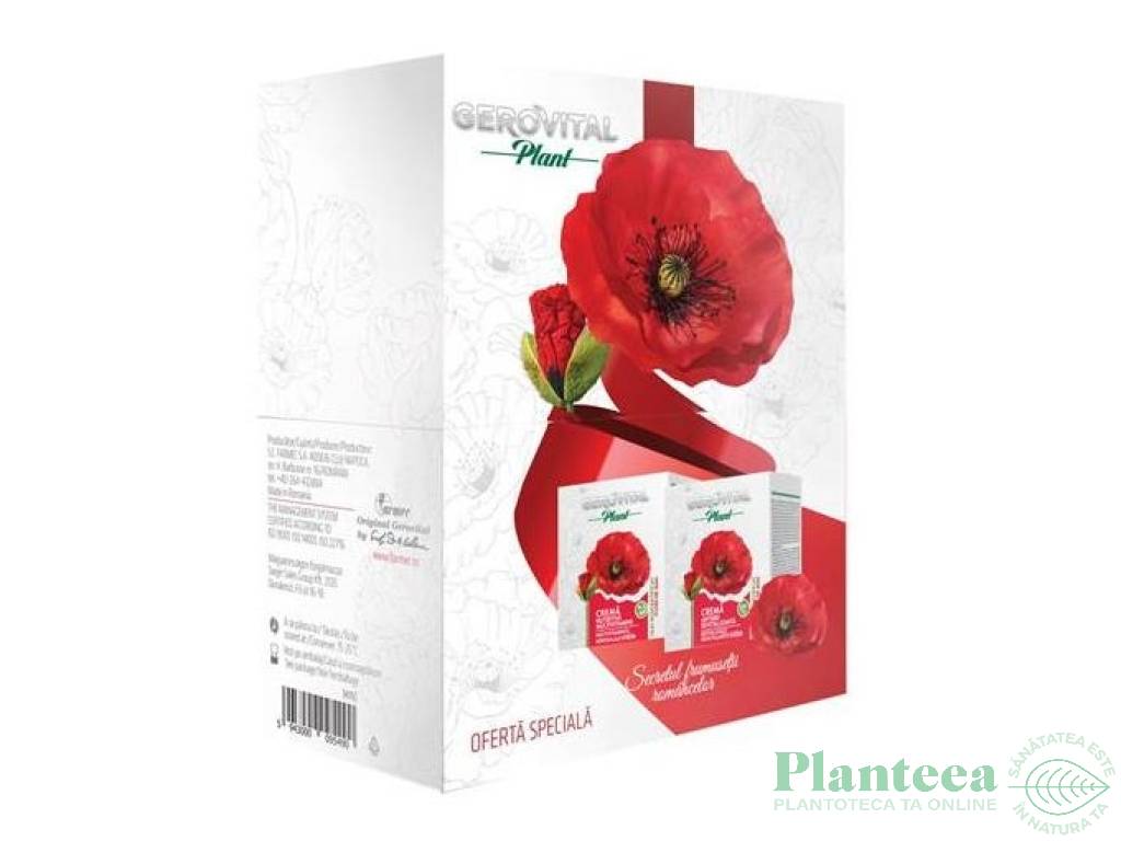 Caseta cadou Plant [crema nutritiva+crema antirid] 2b - GEROVITAL PLANT
