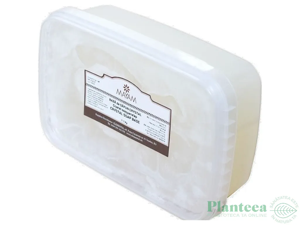 Baza de sapun solid cristal 1kg - ELLEMENTAL