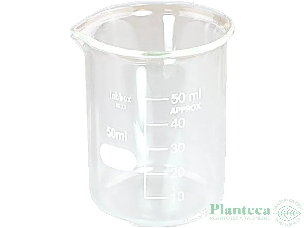 Pahar termorezistent Berzelius 50ml - ELLEMENTAL