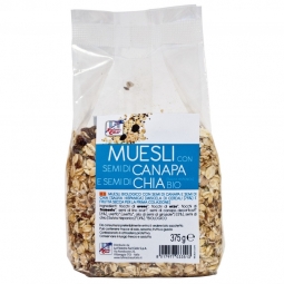 Musli seminte canepa chia eco 375g - LA FINESTRA SUL CIELO