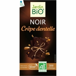 Ciocolata neagra 55% bucatele clatite eco 100g - JARDIN BIO