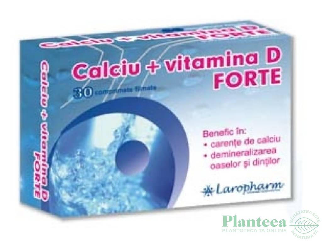 Calciu D forte 30cp - LAROPHARM