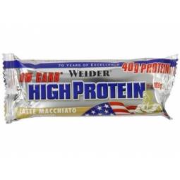 Baton proteic 40% HighProtein latte macchiato 100g - WEIDER