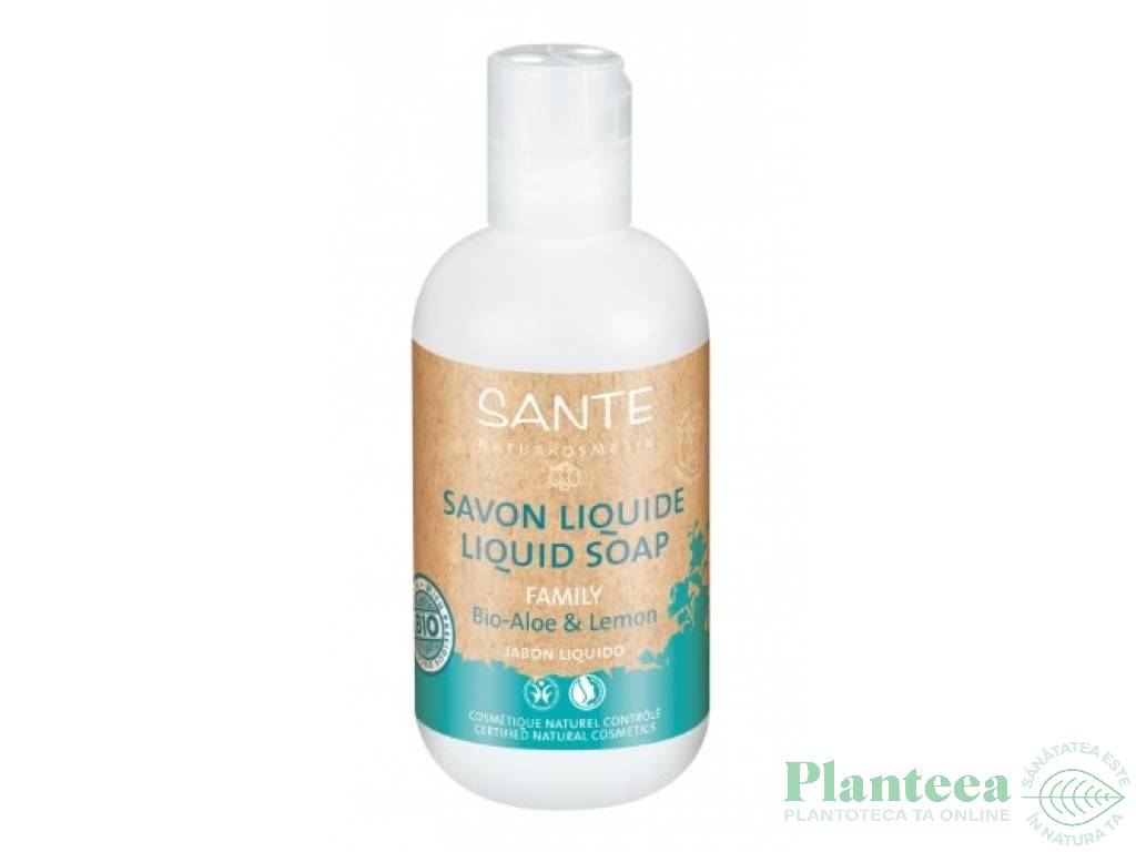 Sapun lichid aloe lamaie Family 200ml - SANTE