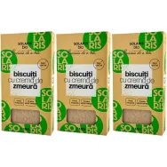 Pachet biscuiti crema zmeura eco 3x175g - SOLARIS
