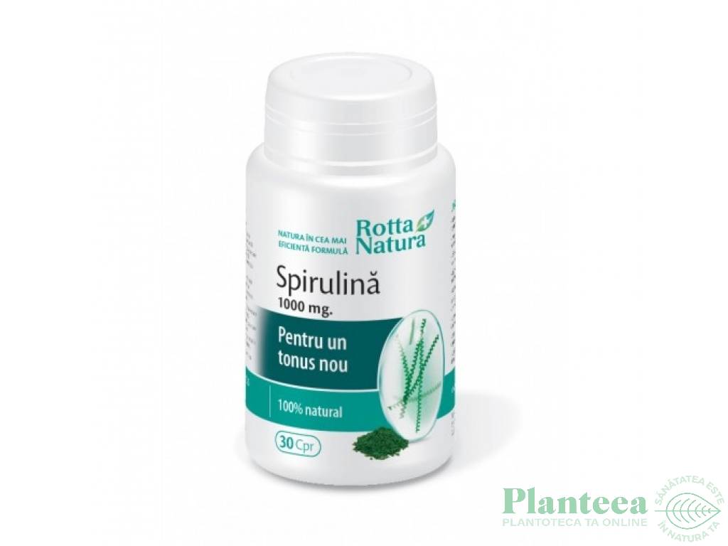 Spirulina 1000mg eco 30cp - ROTTA NATURA