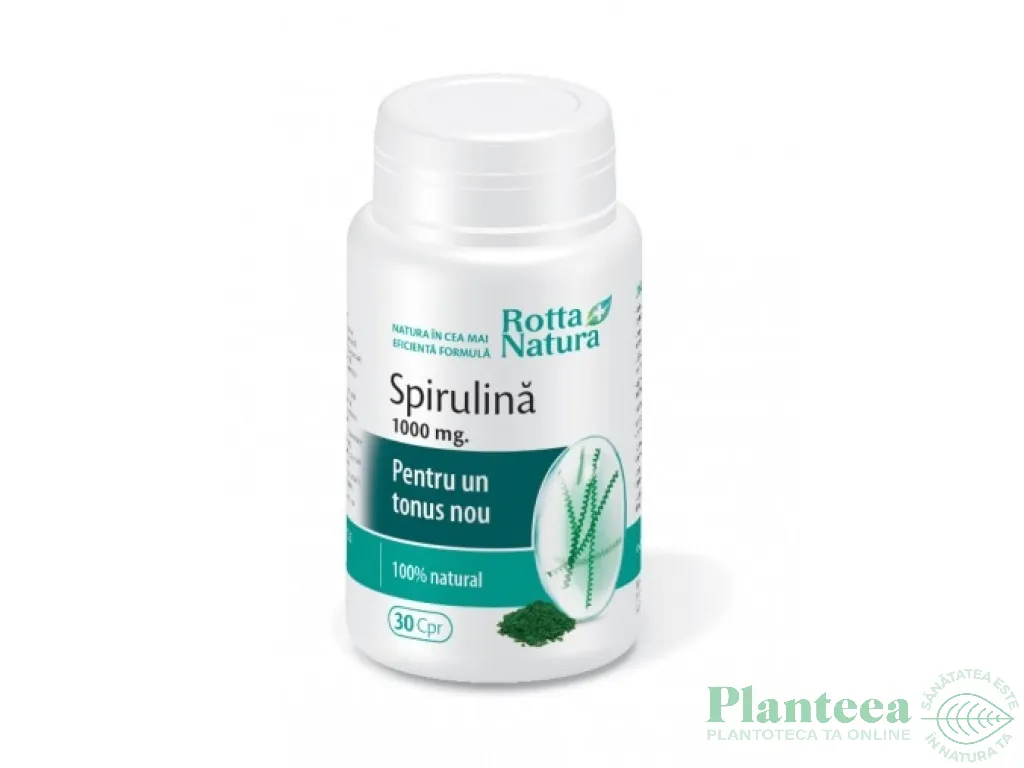 Spirulina 1000mg eco 90cps - ROTTA NATURA