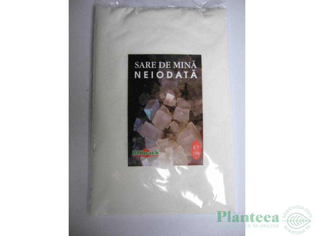 Sare mina fina neiodata 500g - FITO FIT