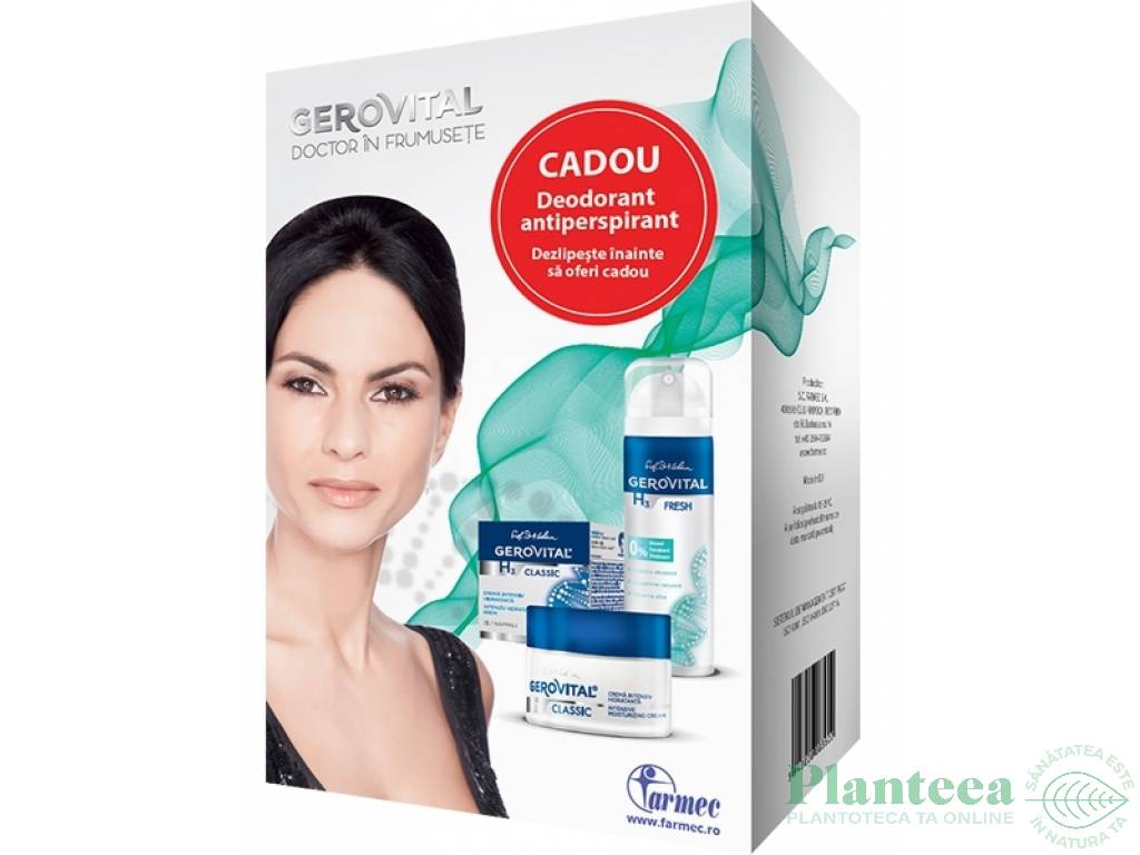 Caseta cadou Fresh [crema lift intensiv hidratanta+deodorant antiperspirant] 2b - GEROVITAL H3 CLASSIC