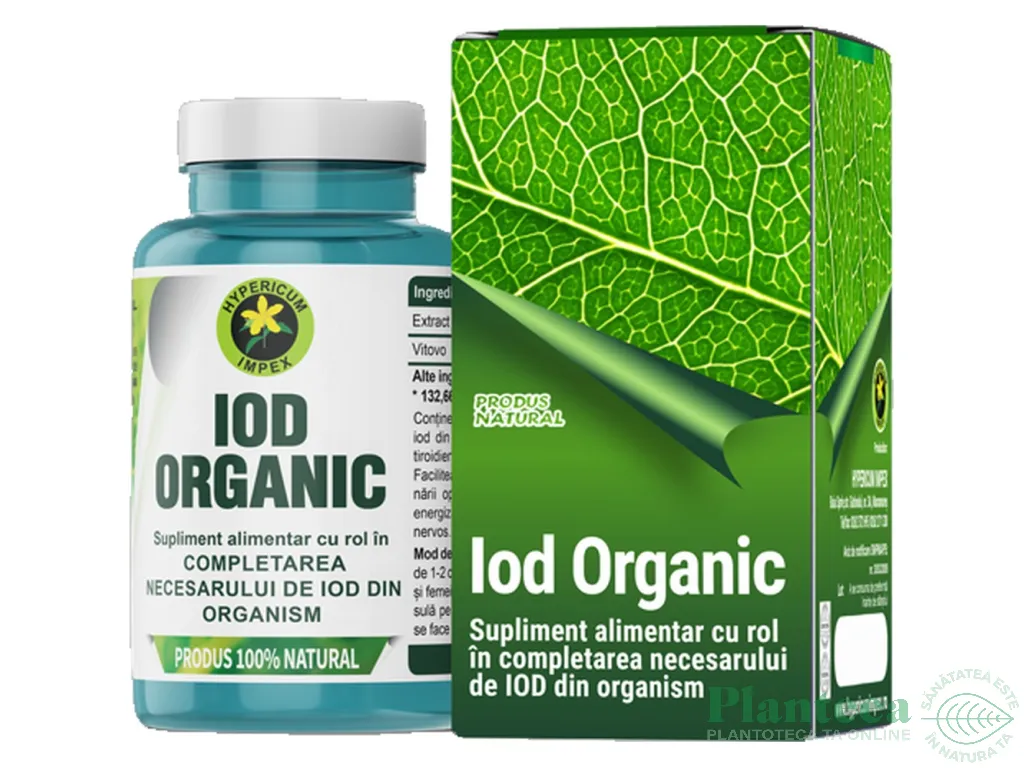 Iod organic forte 40cps - HYPERICUM