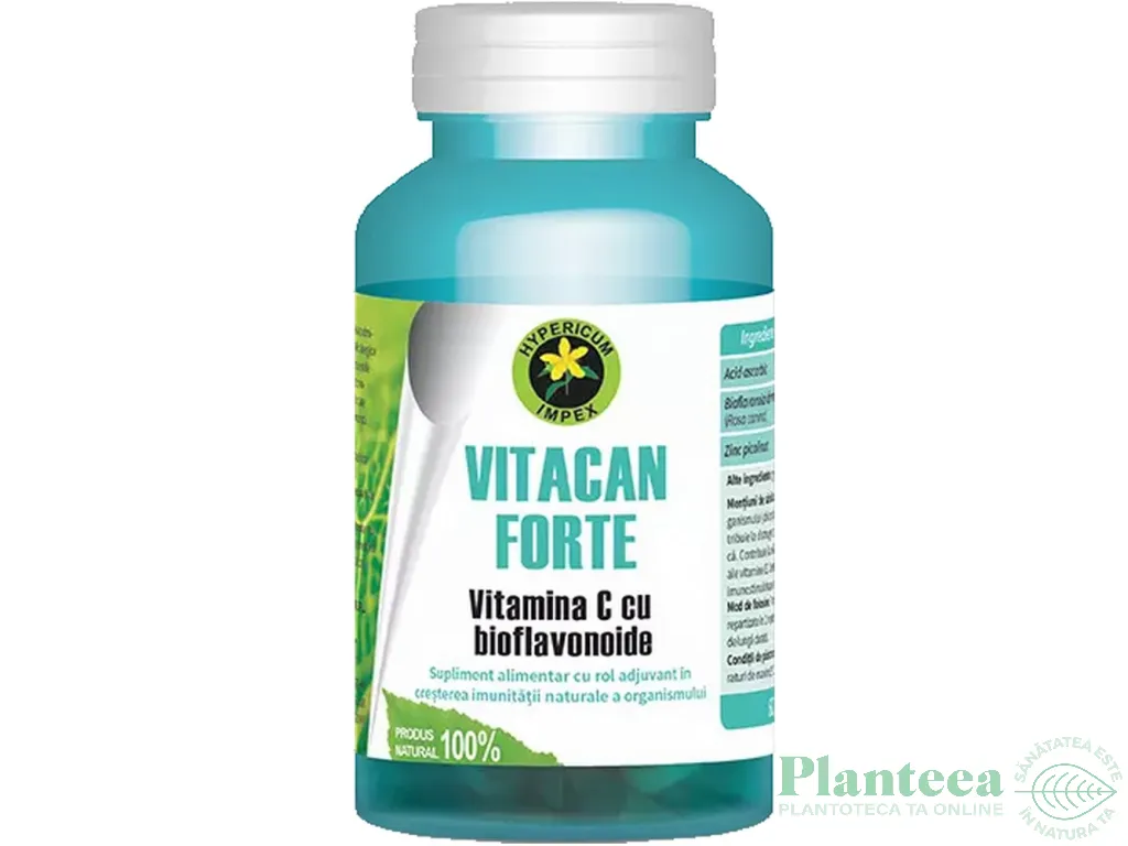 Vitacan forte [vitamina C naturala] 60cps - HYPERICUM