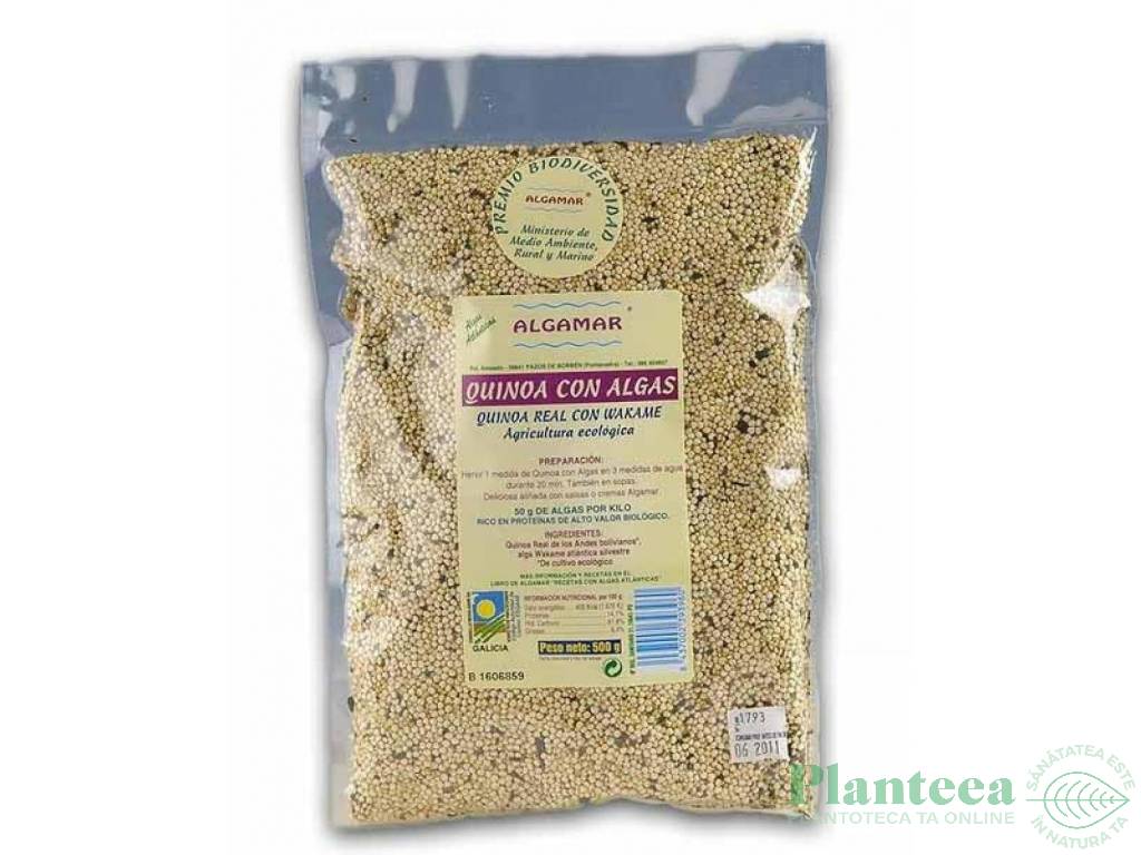 Melanj quinoa alba alge marine bio 500g - ALGAMAR