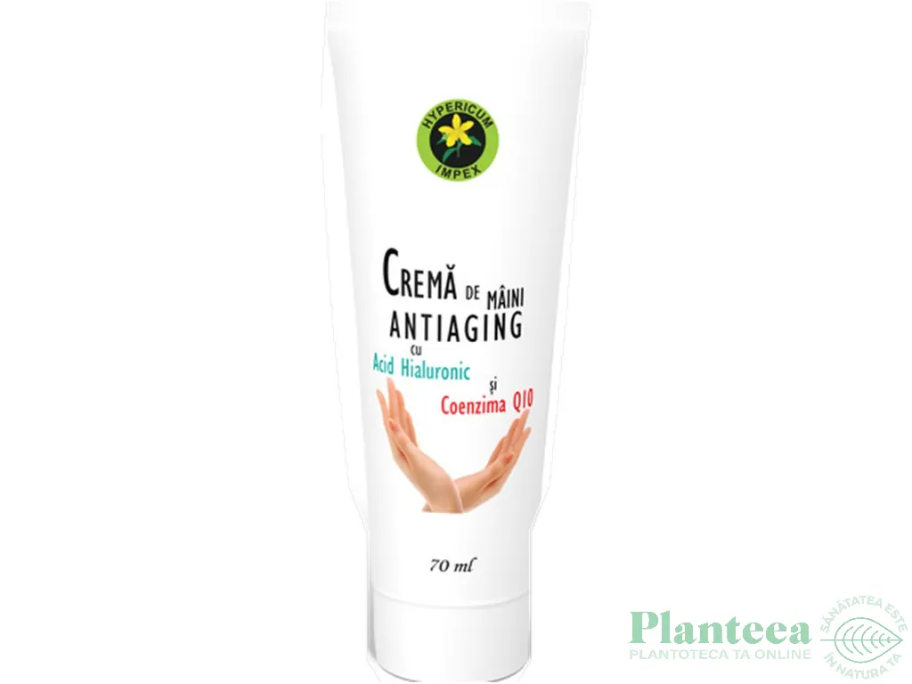 Crema maini antiage acid hialuronic 70ml - HYPERICUM