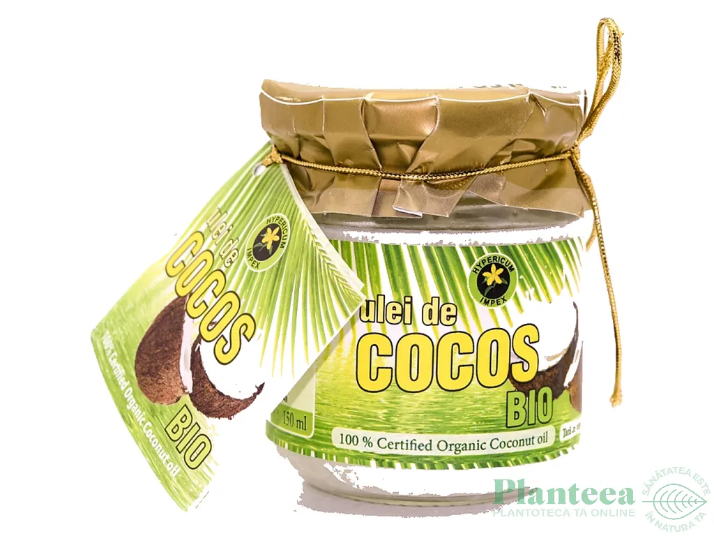 Ulei cocos presat rece 150ml - HYPERICUM