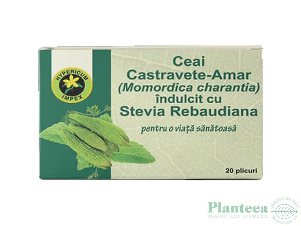 Ceai castravete amar [momordica] stevia 20dz - HYPERICUM