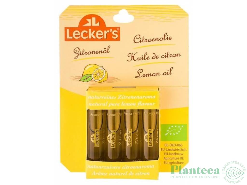 Esenta ulei lamaie fiole eco 4x2ml - LECKER`S