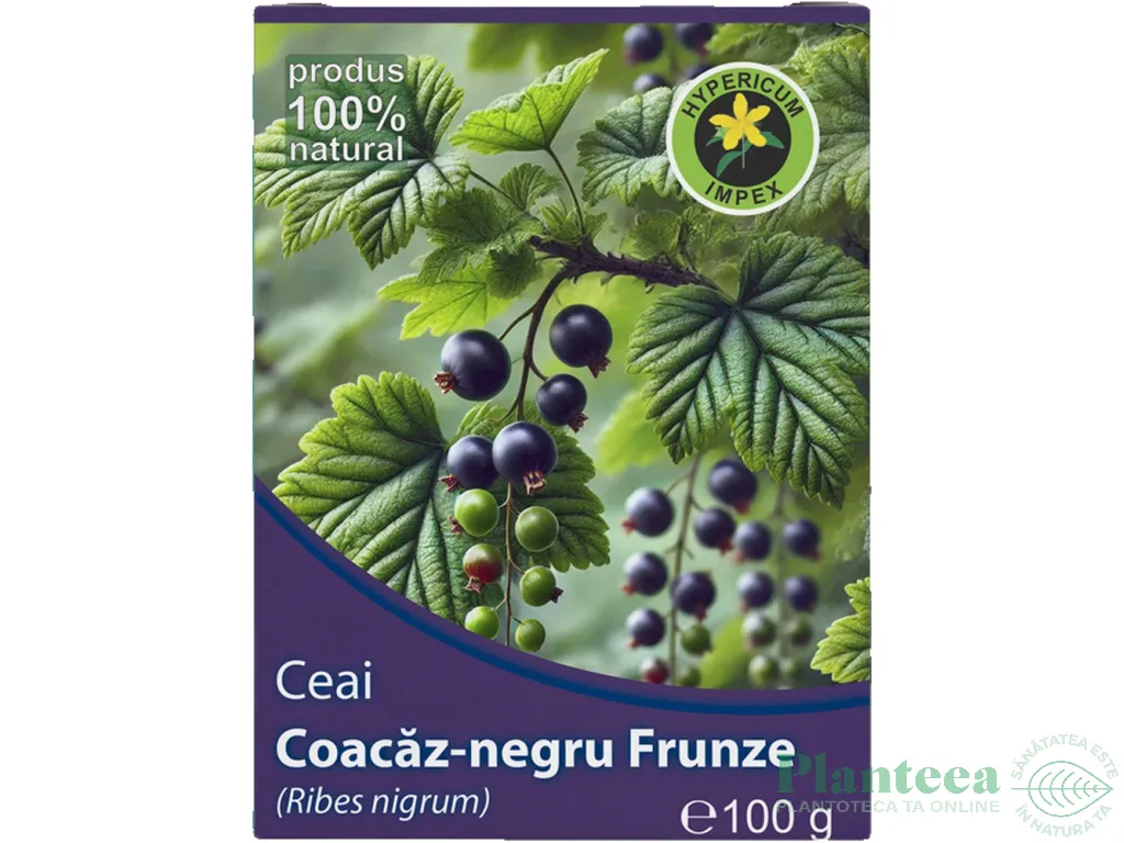 Ceai coacaz negru frunze 100g - HYPERICUM