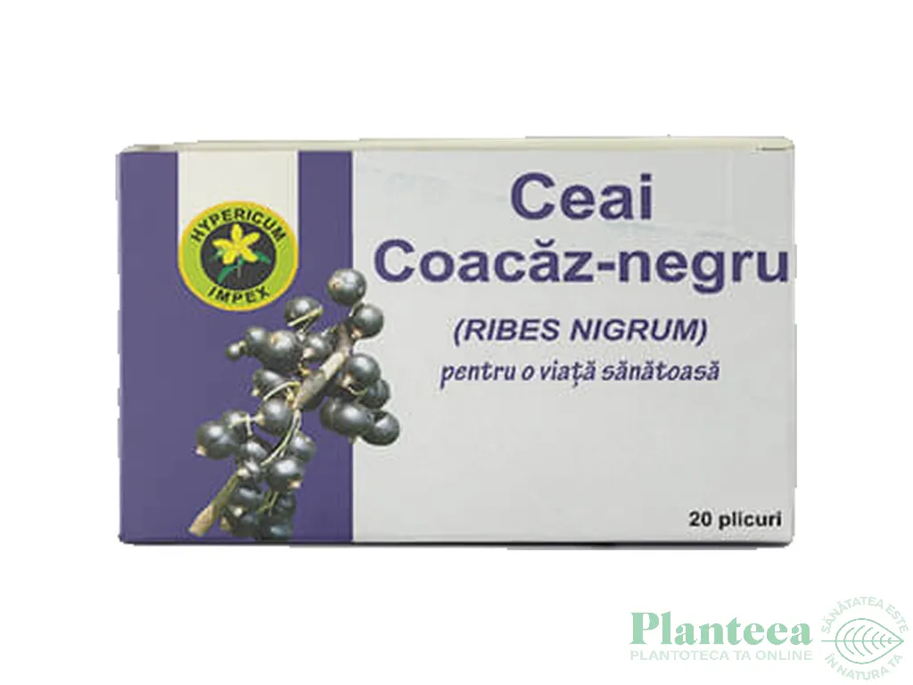 Ceai coacaze negre 20dz - HYPERICUM
