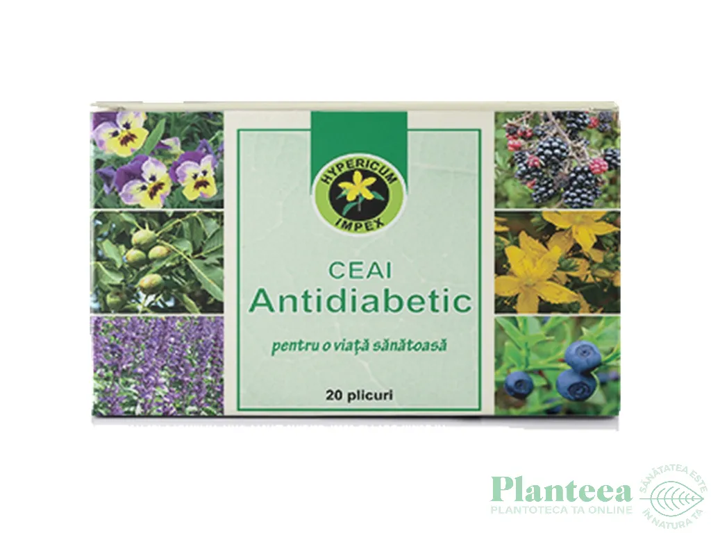 Ceai antidiabetic 20dz - HYPERICUM