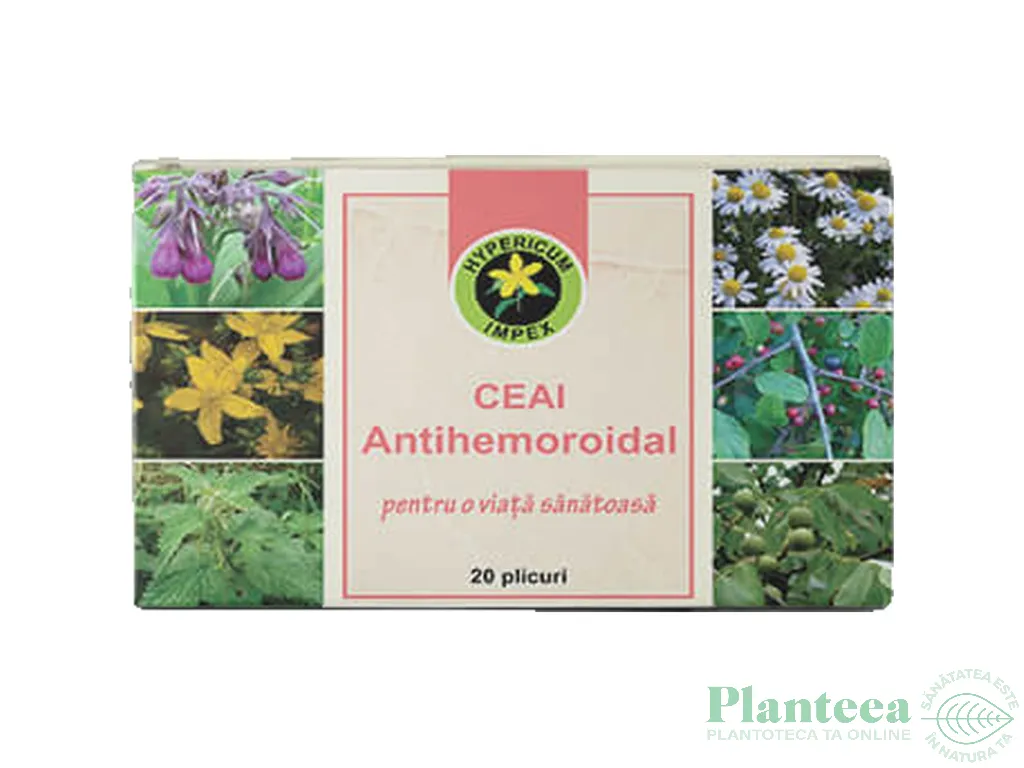 Ceai antihemoroidal 20dz - HYPERICUM