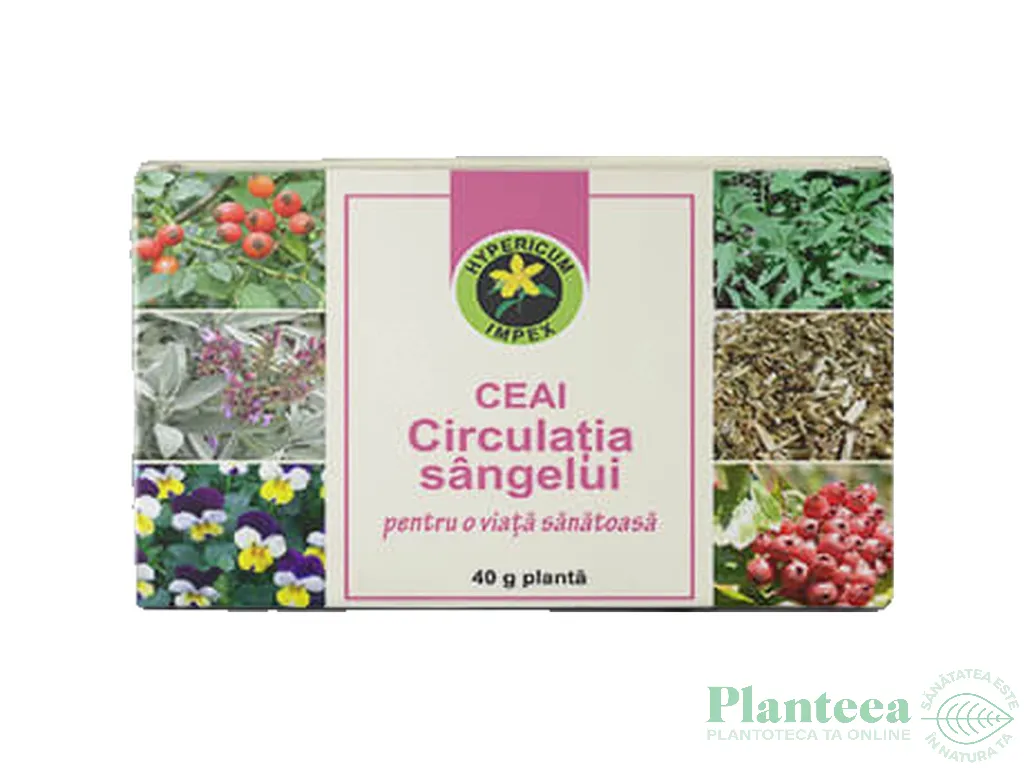 Ceai circulatia sangelui 40g - HYPERICUM