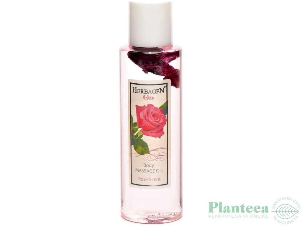 Ulei masaj corp trandafiri 100ml - HERBAGEN
