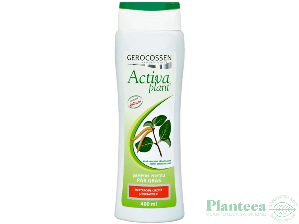 Sampon par gras mesteacan urzica ActivaPlant 400ml - GEROCOSSEN