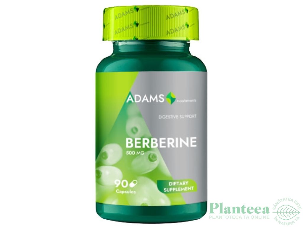 Berberina 500mg 90cps - ADAMS SUPPLEMENTS