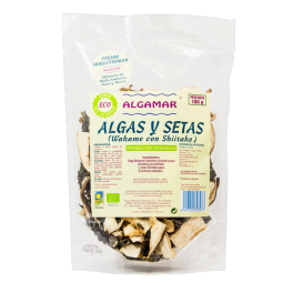 Alge wakame shiitake uscate bio 100g - ALGAMAR