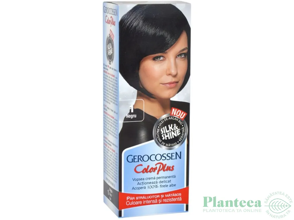 Vopsea par nr1 negru 50ml - GEROCOSSEN
