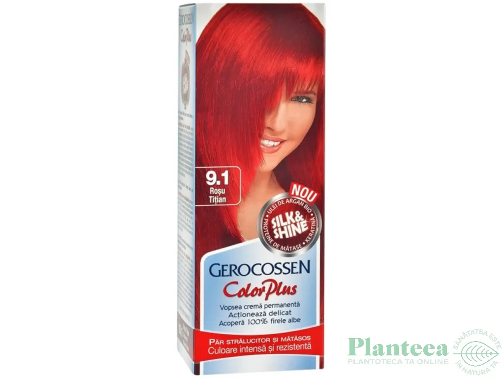 Vopsea par nr9.1 rosu titan 50ml - GEROCOSSEN