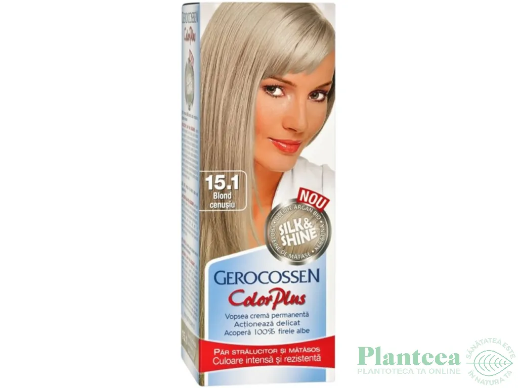 Vopsea par nr15.1 blond cenusiu 50ml - GEROCOSSEN