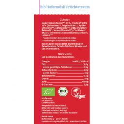 Musli ovaz fructe neindulcit bio 425g - BAUCK HOF