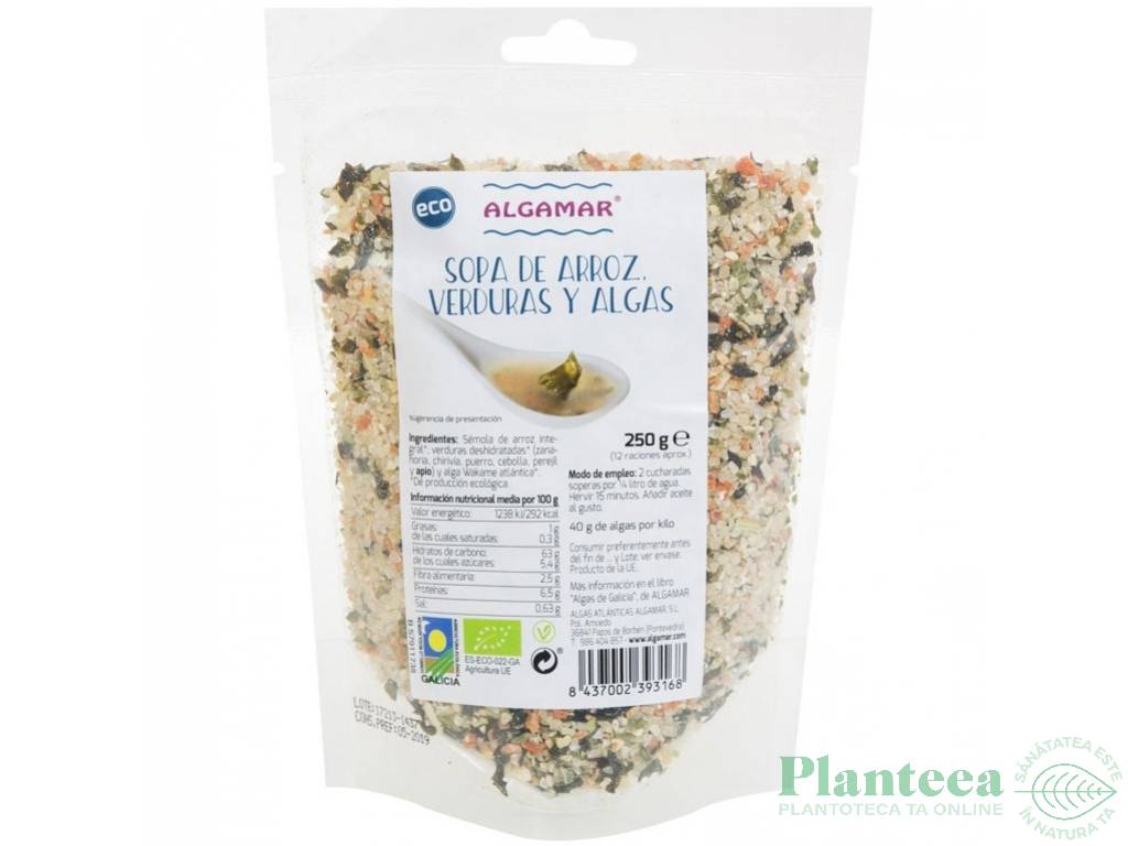 Supa gris orez brun alge marine bio 250g - ALGAMAR