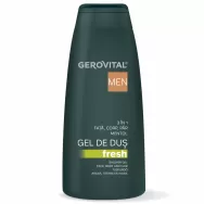 Gel dus 3in1 fresh barbati 400ml - GEROVITAL MEN