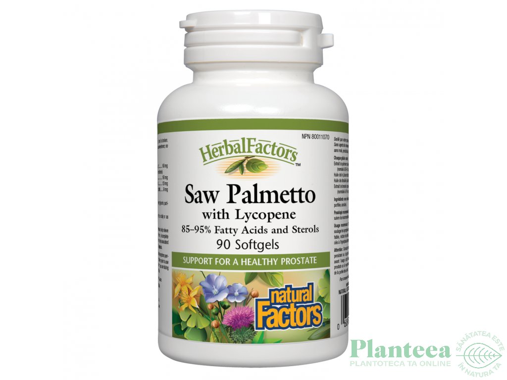 Saw palmetto 500mg 90cps - NATURAL FACTORS