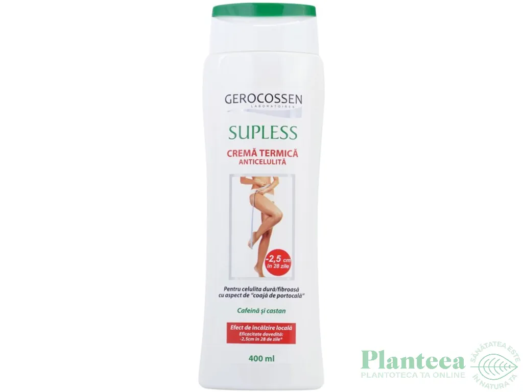 Crema termica anticelulita dura Supless 400ml - GEROCOSSEN