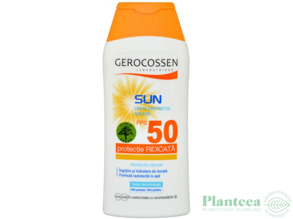 Lapte protectie solara spf50 Sun 200ml - GEROCOSSEN