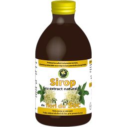 Sirop flori soc cu zahar invertit 500ml - HYPERICUM