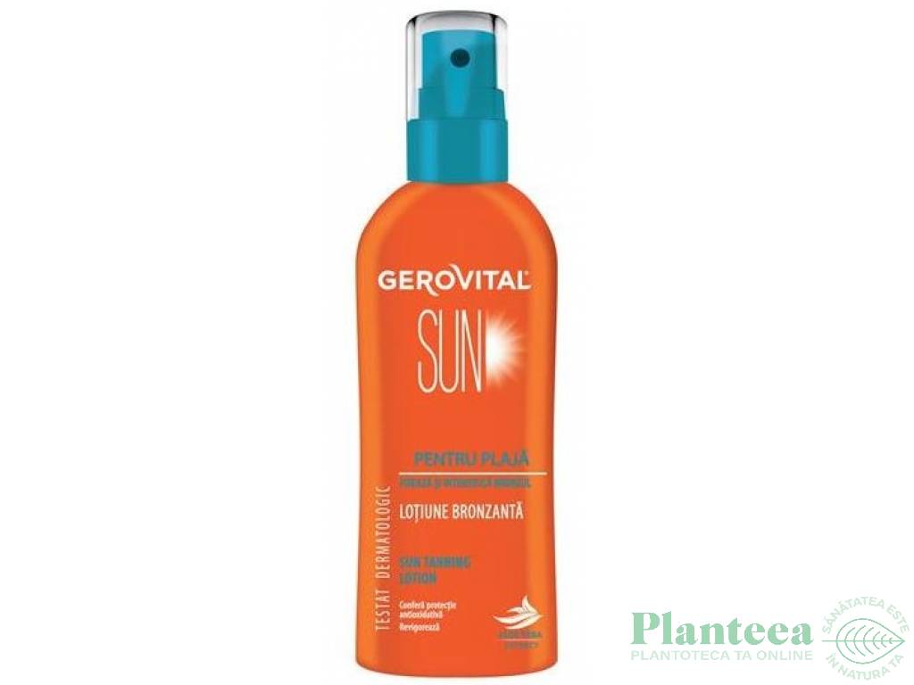 Lotiune bronzanta pt plaja spf0 150ml - GEROVITAL SUN