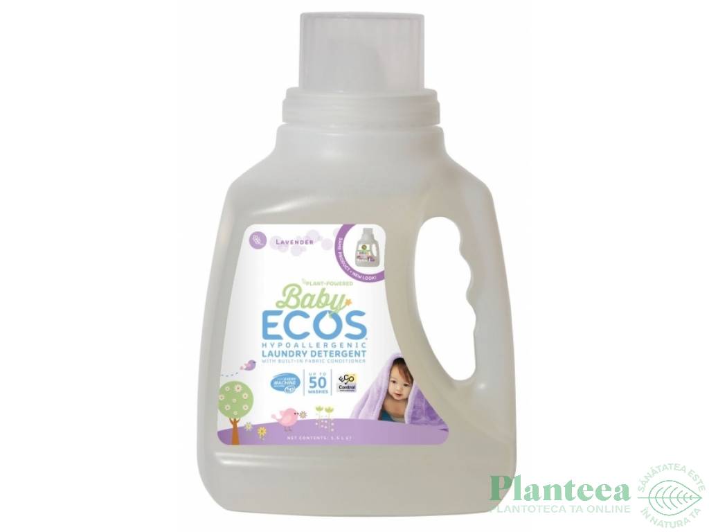 Detergent lichid rufe musetel lavanda bebe {a/m} 1,5L - EARTH FRIENDLY