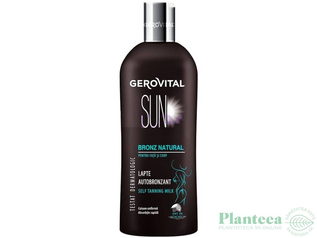 Lapte fata corp autobronzant 200ml - GEROVITAL SUN