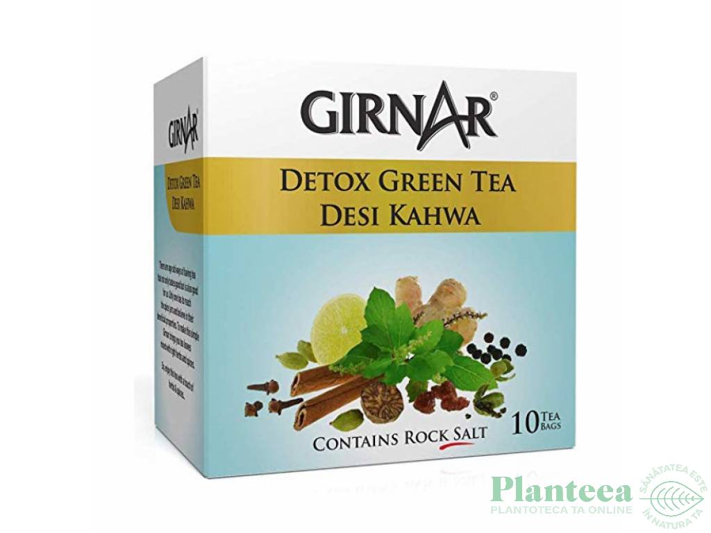 Ceai verde detox Desi Kahwa 10dz - GIRNAR