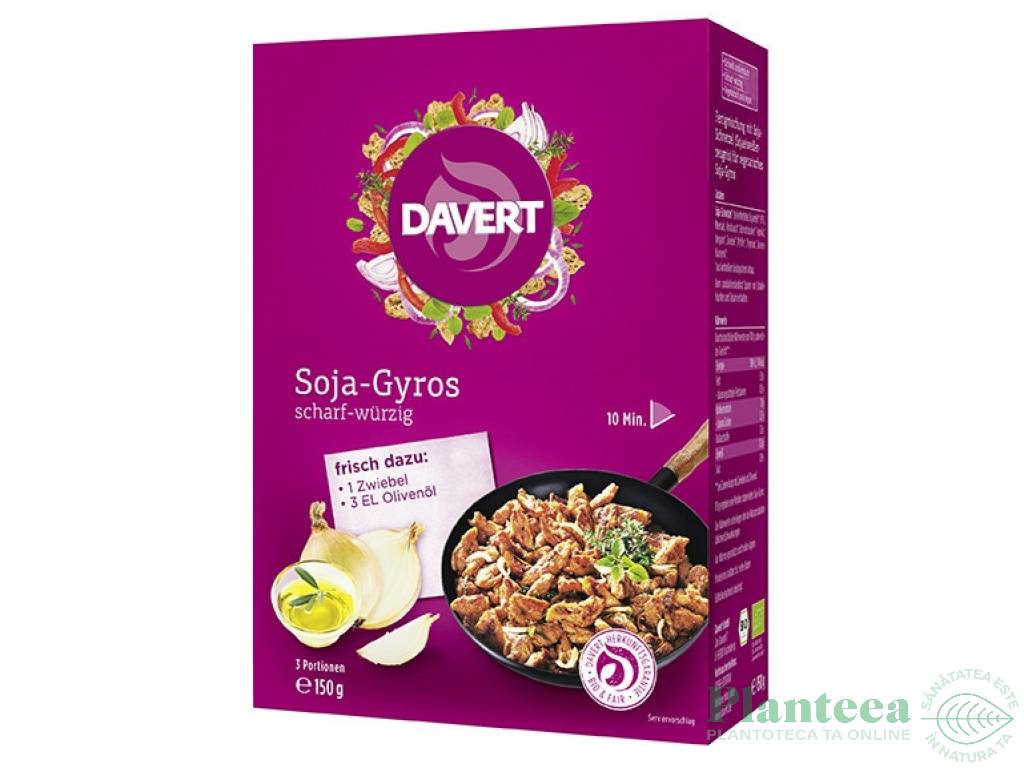 Premix gyros vegetal soia eco 150g - DAVERT