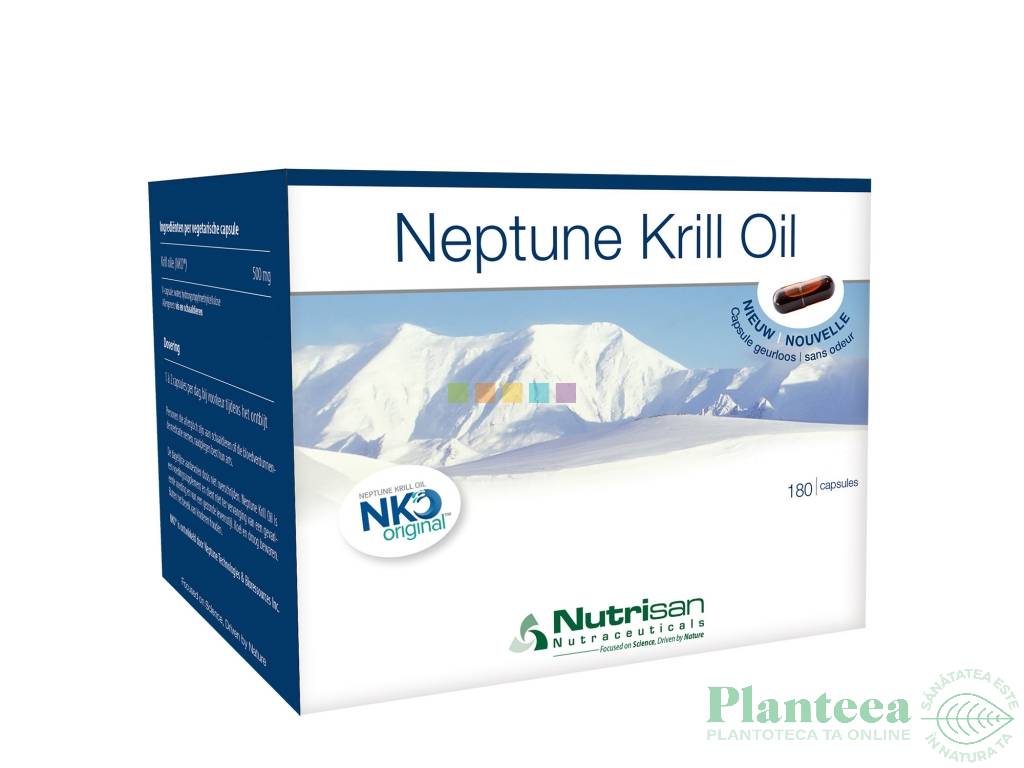 Krill oil 500mg Neptune 180cps - NUTRISAN