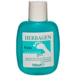 Gel antiperspirant picioare 100ml - HERBAGEN
