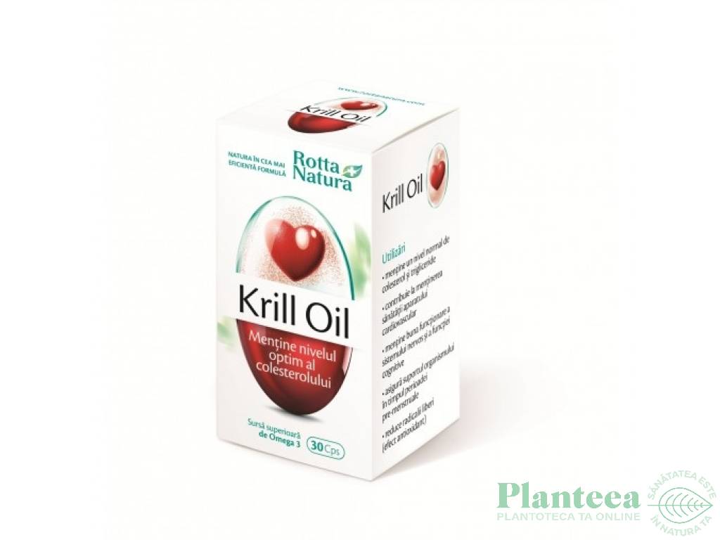 Krill oil omega3 30cps - ROTTA NATURA