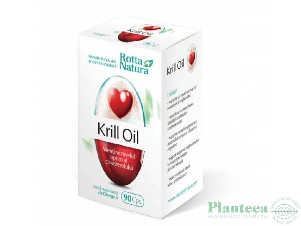 Krill oil omega3 90cps - ROTTA NATURA