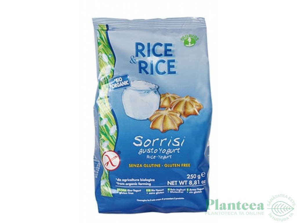 Biscuiti nobili orez gust iaurt fara gluten eco 250g - PROBIOS