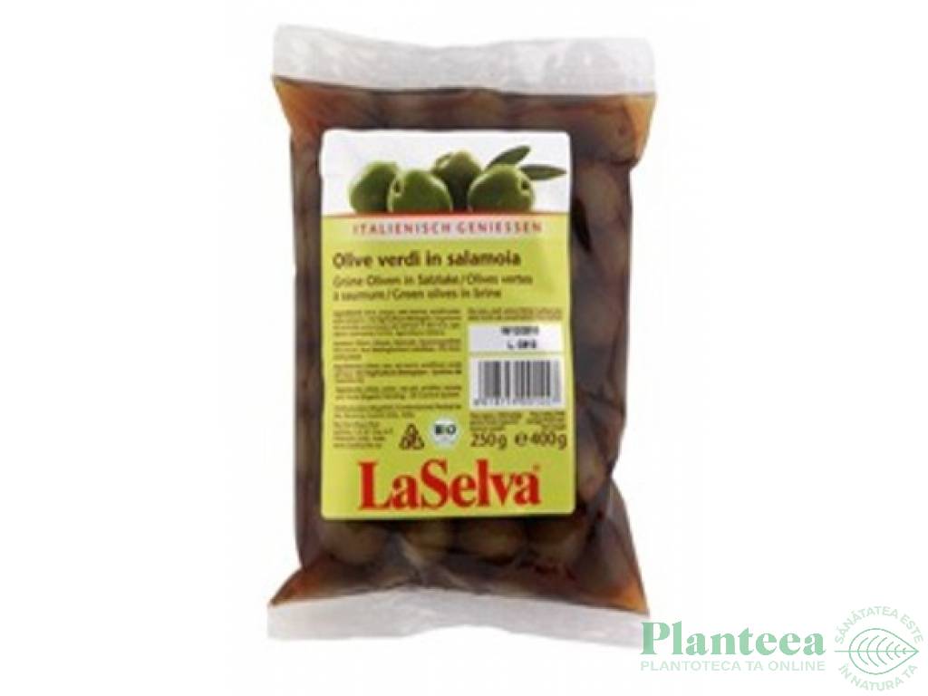 Masline verzi in saramura 400g - LA SELVA